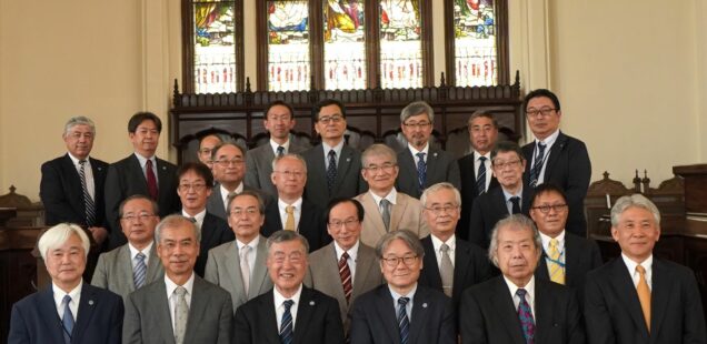 名誉教授称号授与式、昼食会